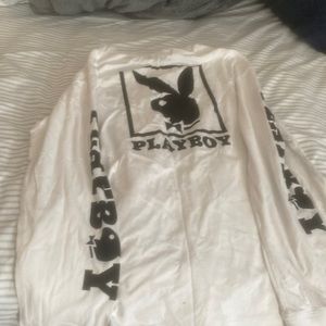 long sleeve playboy bunny tee